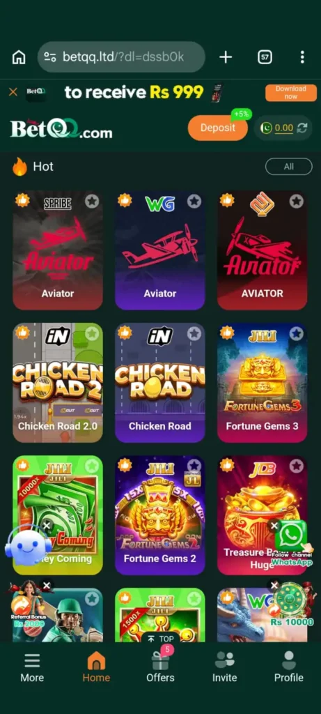 BetQQ app download now