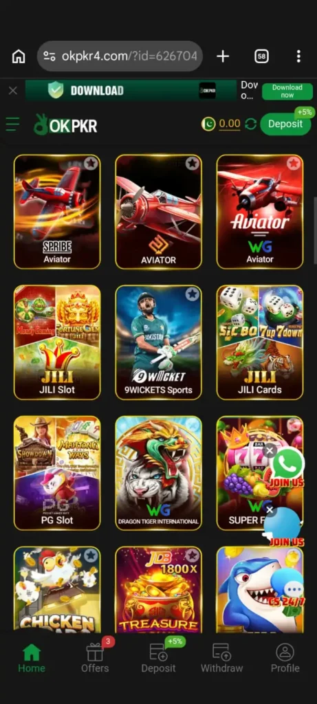 OKPKR Game download now