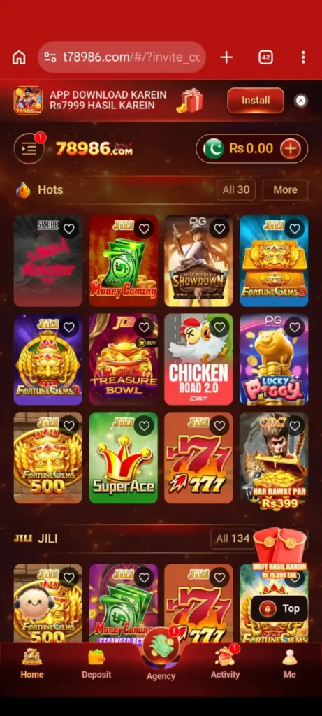 78986 Game download the app