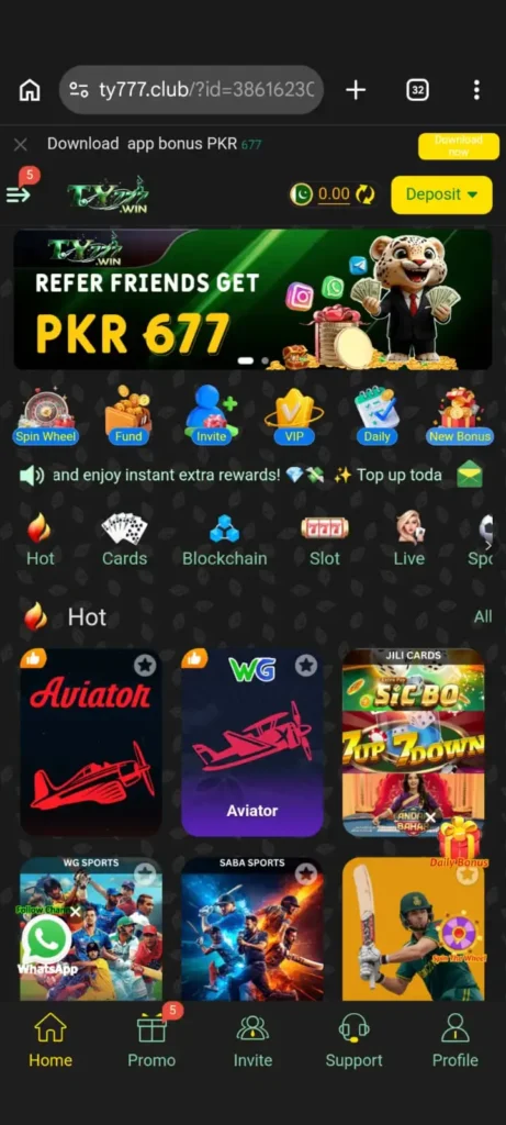 TY777 Game download now